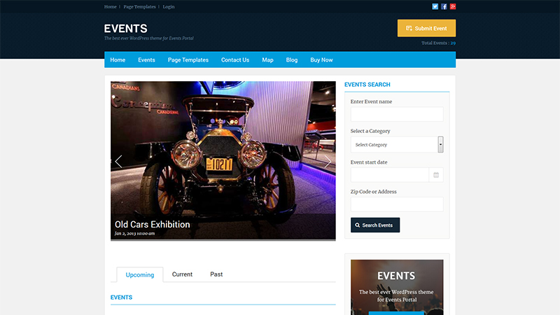 events-wordpress-theme