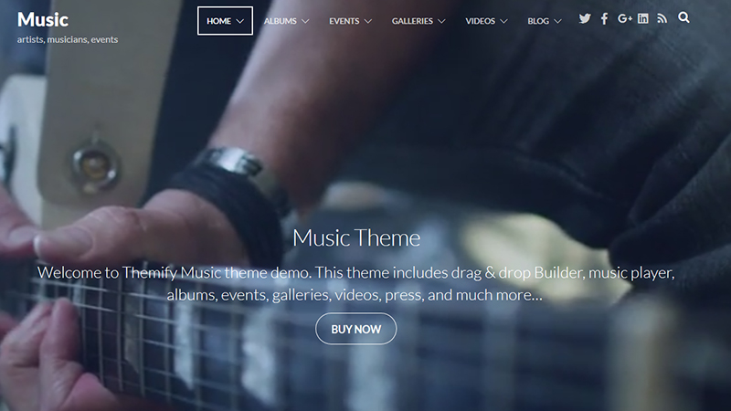 music-wordpress-theme