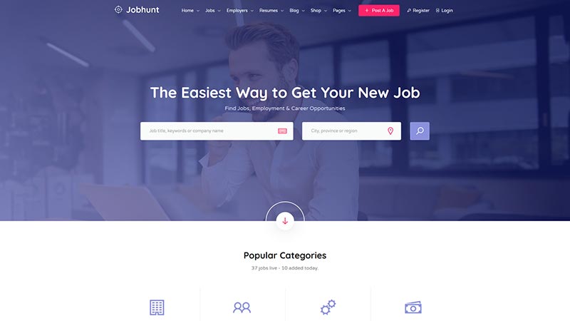 jobhunt-wordpress-theme