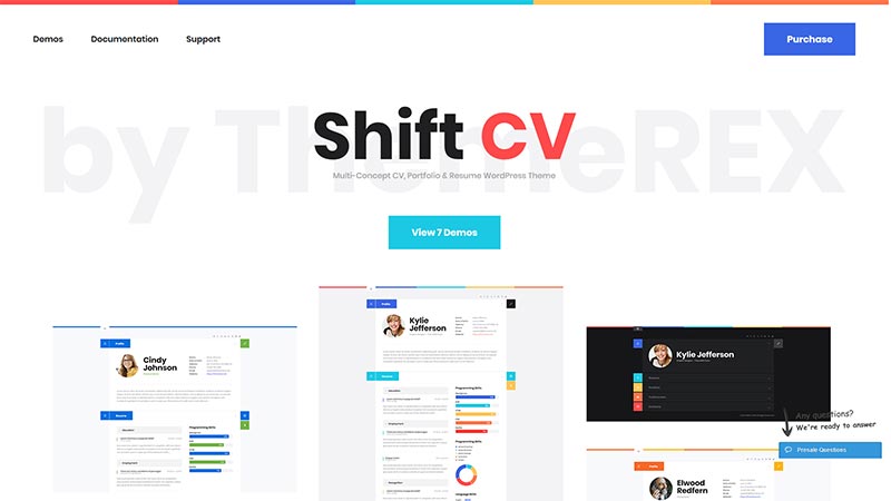 shiftcv multiconcept job board theme