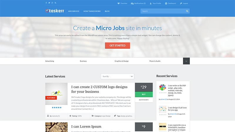 taskeer-wordpress-theme