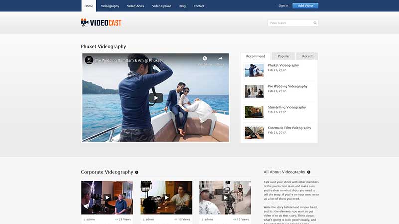 videocast-video-sharing-theme