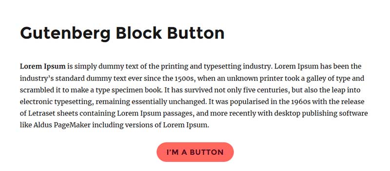 frontend button block