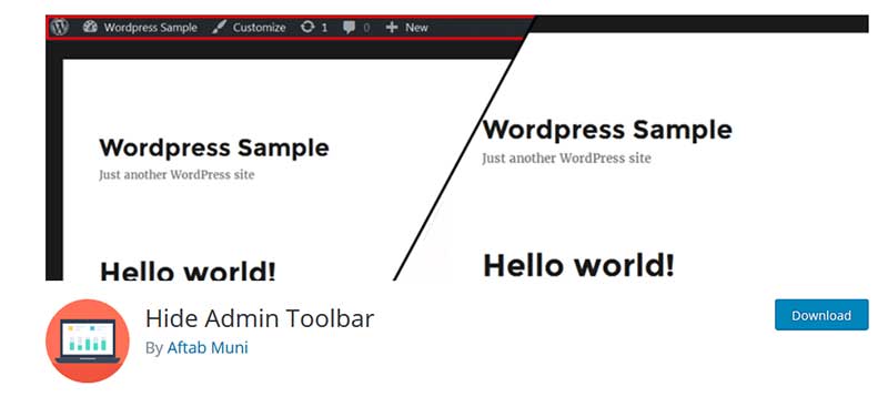 hide-admin-toolbar-using-plugin