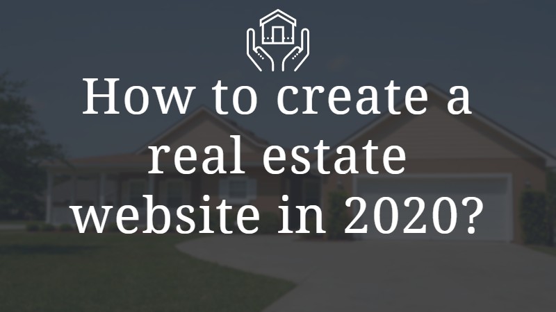 create a real estate website