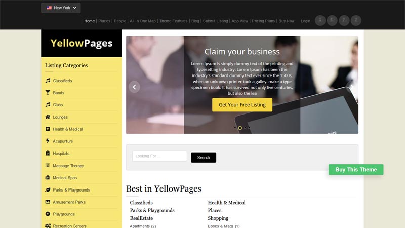 templatic-yellowpages-wordpress-theme