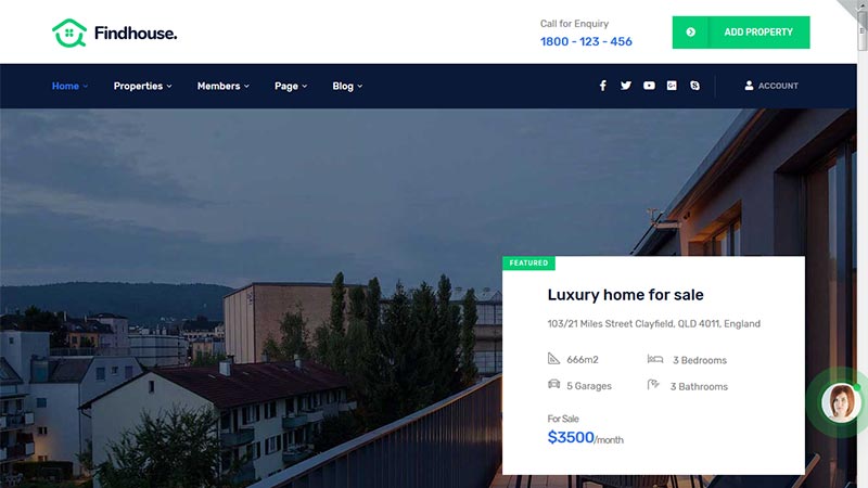 findhome-real-estate-wordpress-theme