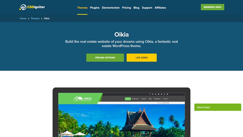 oikia-real-estate-wordpress-theme