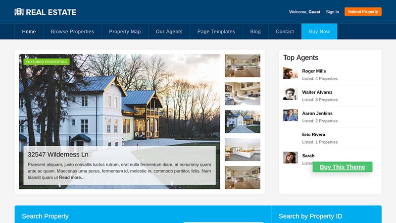 real-estate-wordpress-theme