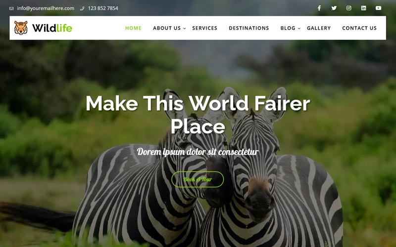wildlife-free-wordpress-theme