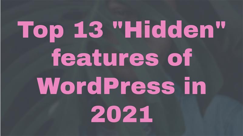 hidden-features-of-wordpress