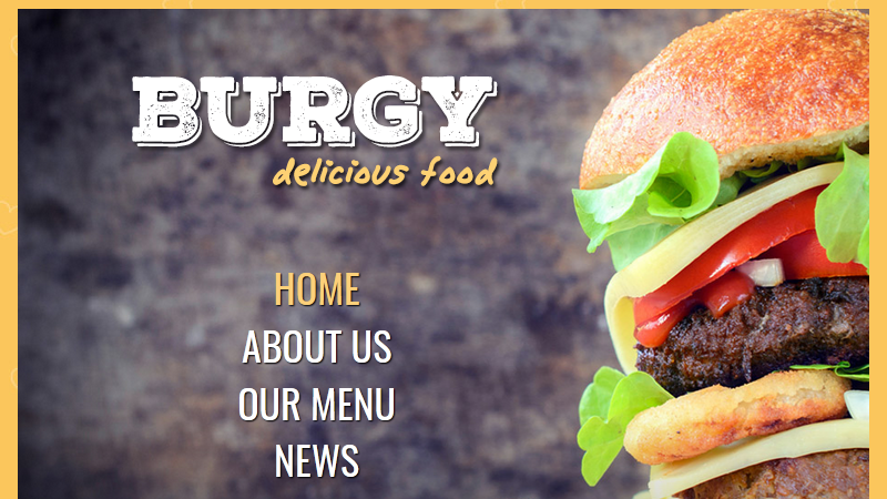 BURGY – Fast Food Responsive WordPress Theme