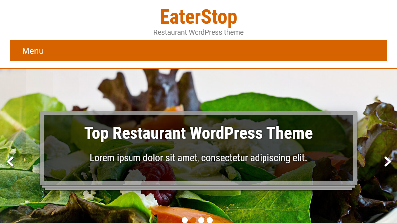 EaterStop –Restaurant WordPress theme