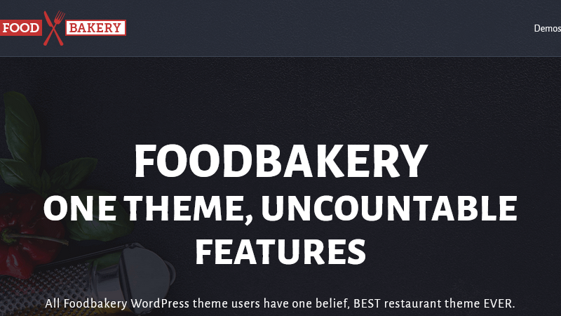 Food Bakery - Restaurants WordPress Themes