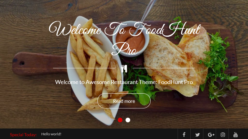 FoodHunt Pro – Best Restaurant Theme Ever