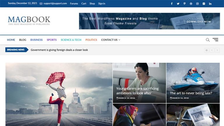 30+ Best Free News Magazine WordPress Themes (2024) - TopWPBlog