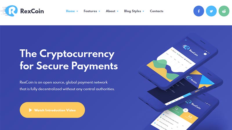 rexcoin-cryptocurrency-wordpress-theme