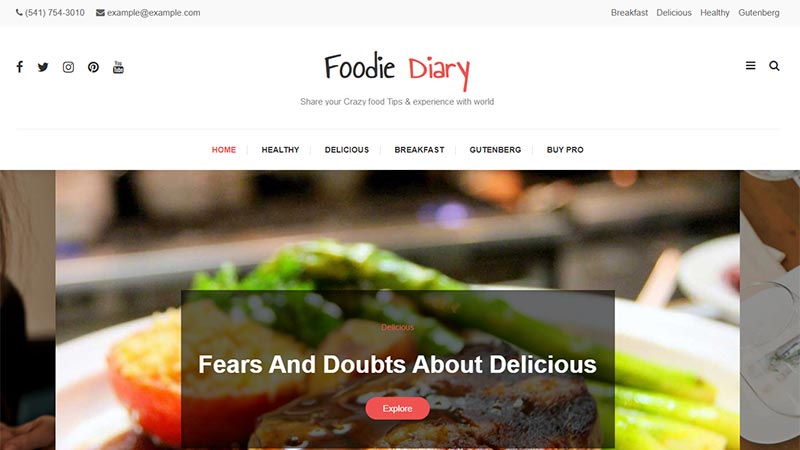 wp-foodie-diary-wordpress-theme