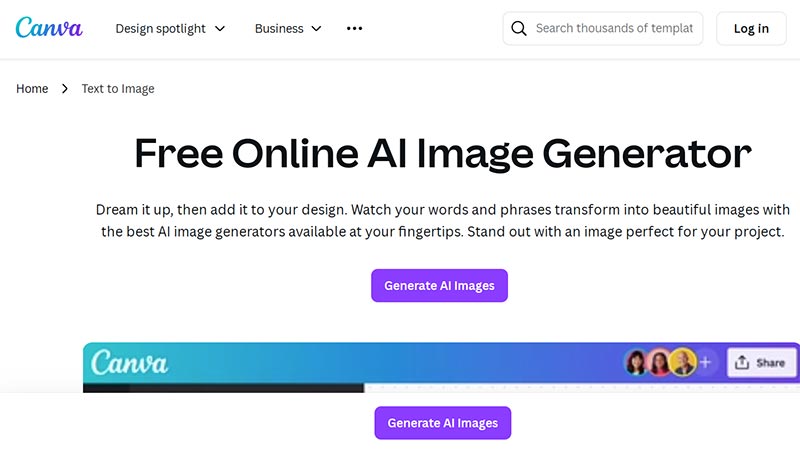 canava-ai-image-creation-tool